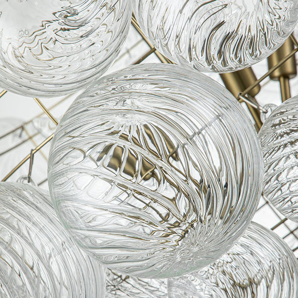 Thehouselights-Modern Cluster Glass Globe Bubble Chandelier-Chandelier-8-Light-
