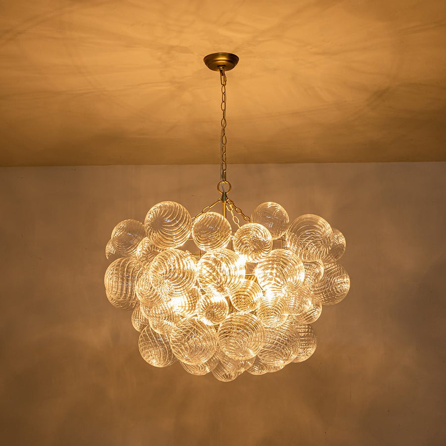 Thehouselights-Modern Cluster Glass Globe Bubble Chandelier-Chandelier-8-Light-