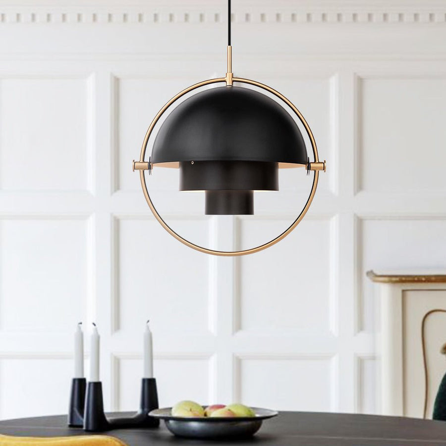 Thehouselights-Modern Multi-Lite Kitchen Pendant Lighting-Pendant-Black-
