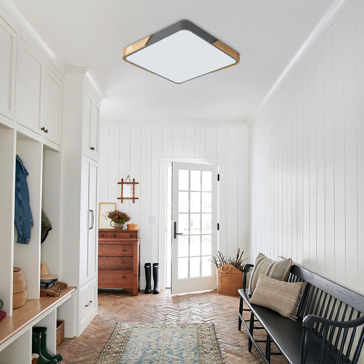 Modern LED Flush Mount Ceiling Light | Living Room Kitchen Ceiling ...