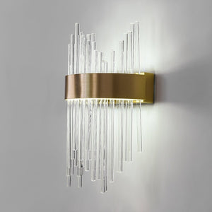 Thehouselights-Multiple Glass Strips LED Wall Sconces-Wall Lights--