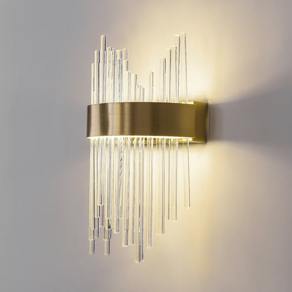 Thehouselights-Multiple Glass Strips LED Wall Sconces-Wall Lights--