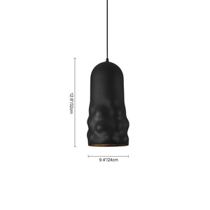 Thehouselights-Nordic Bell Ceramic Pendant Lighting-Pendant-Beige-