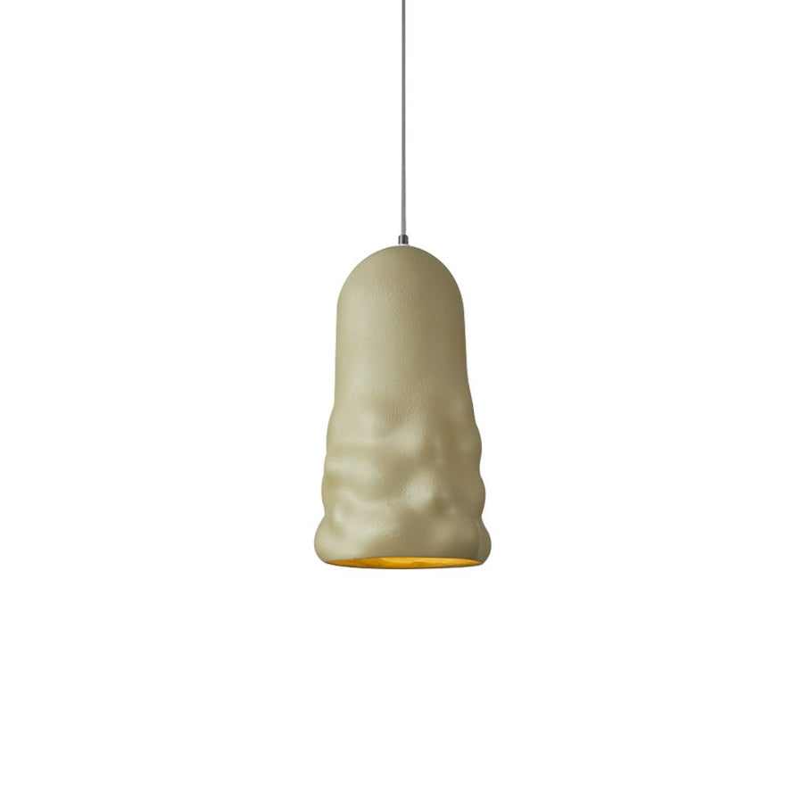 Thehouselights-Nordic Bell Ceramic Pendant Lighting-Pendant-Beige-