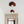 Thehouselights-Nordic Geometric Flush Mount Cylindrical Ceramic Ceiling Light-Ceiling Light-Red-