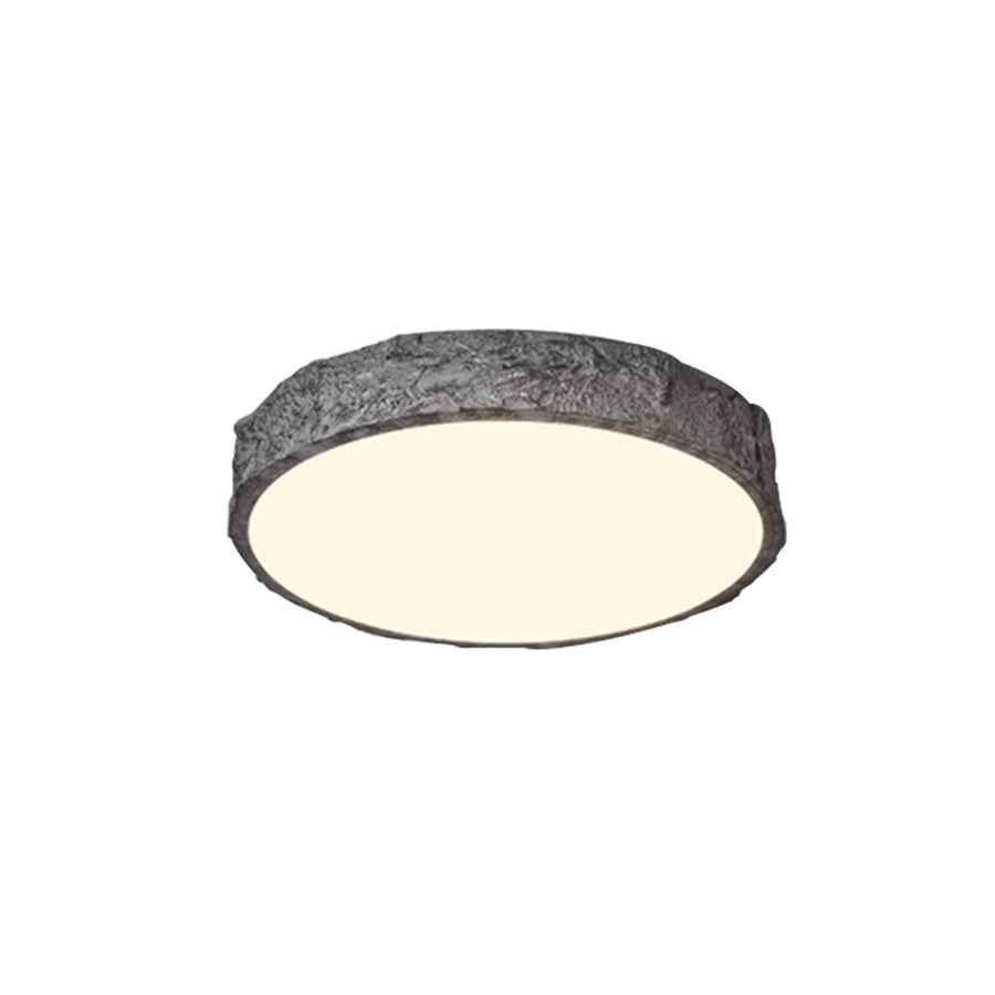 Thehouselights-Nordic LED Stone Rock Design Flush Mount-Pendant-Grey-63 cm.