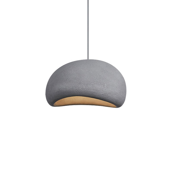 Thehouselights-Nordic Minimalist Oval Pendant Light-Pendant-Gray-40 cm.