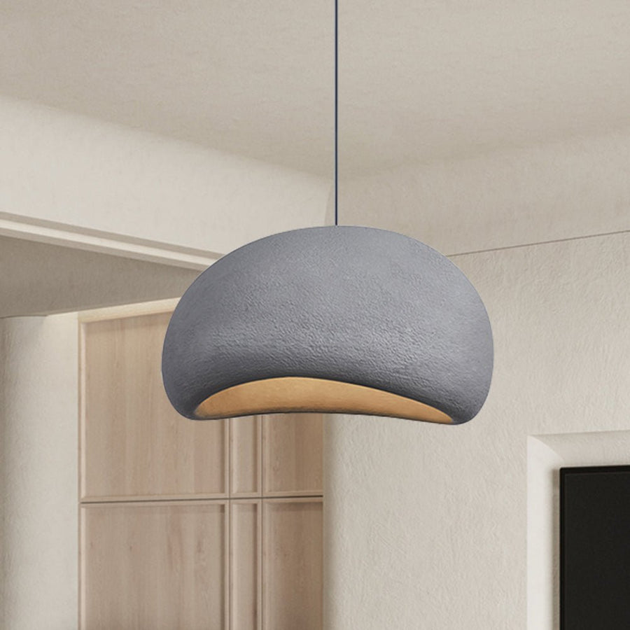 Thehouselights-Nordic Minimalist Oval Pendant Light-Pendant-Gray-60 cm.
