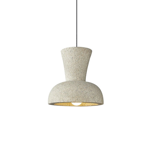 Thehouselights-Nordic Resin Tapered Bell Pendant Light-Pendant-Yellow-