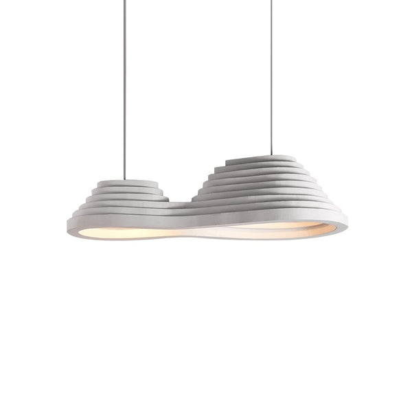 Nordic Ribbed Bell-Shaped Tiered Pendant Light | thehouselights ...