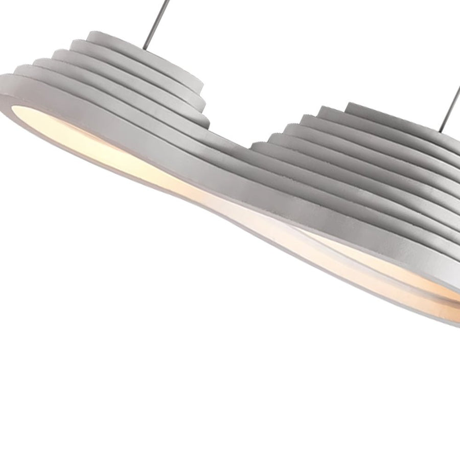 Rh Ribbed Light Nordic Ribbed Bell-Shaped Tiered Pendant Light | thehouselights ...