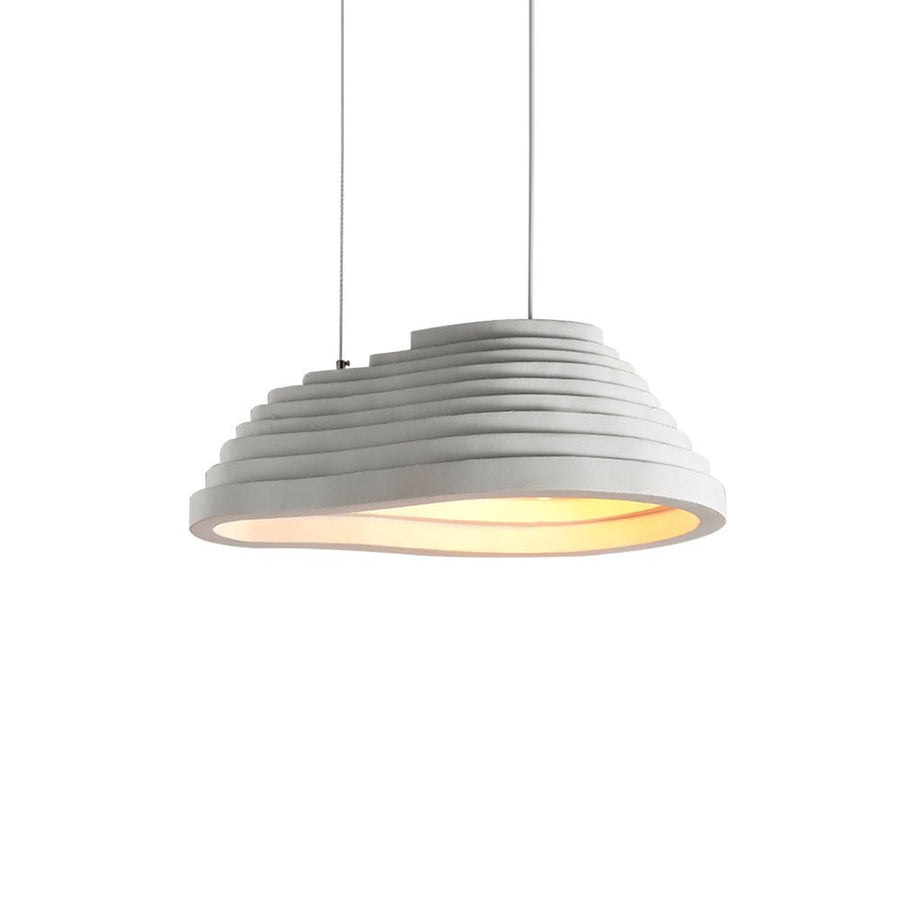Thehouselights-Nordic Ribbed Bell-Shaped Tiered Pendant Light-Pendant-C-