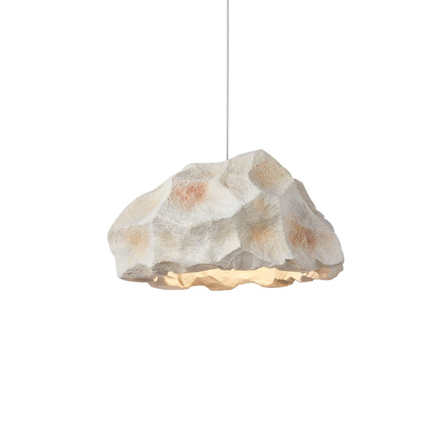 Thehouselights-Nordic Stone Rock Design Pendant Light-Pendant-Black-
