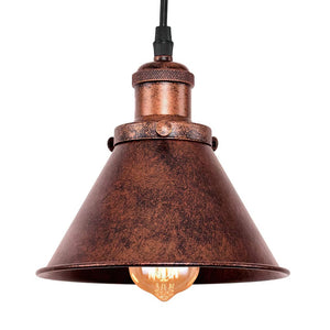 Thehouselights-Rustic Antique Copper Pendant Light-Pendant--