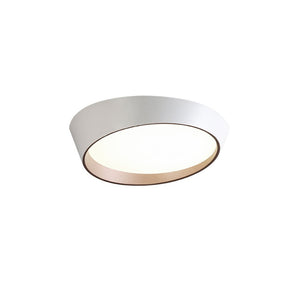 Thehouselights-Slant Shape LED Flush Mount Truncated Cone Ceiling Light-Ceiling Light-Cool White-White