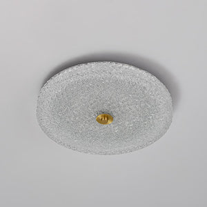 Thehouselights-Sparkle Glass LED Flush Mount-Ceiling Light--