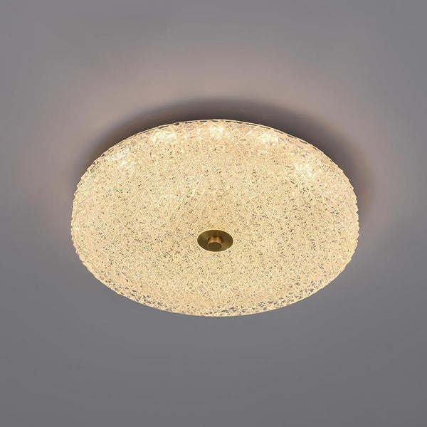 Thehouselights-Sparkle Glass LED Flush Mount-Ceiling Light--