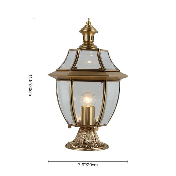 Thehouselights-Vintage Table Lamp in Antique Brass Finish-Table Lamp--