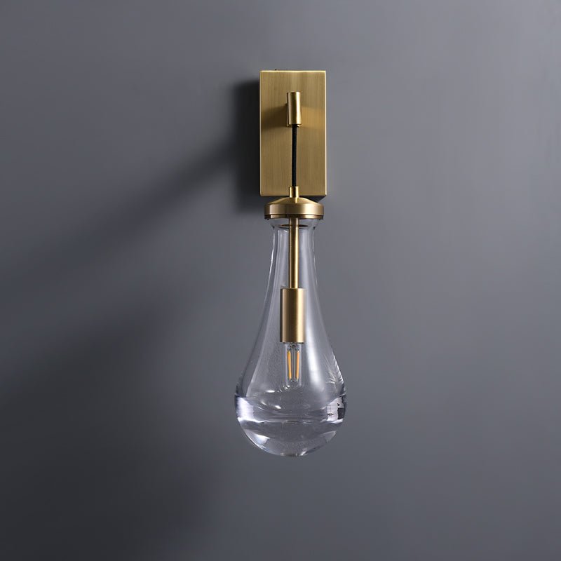 Thehouselights-Water Drop Glass Shade Wall Sconce-Wall Lights--