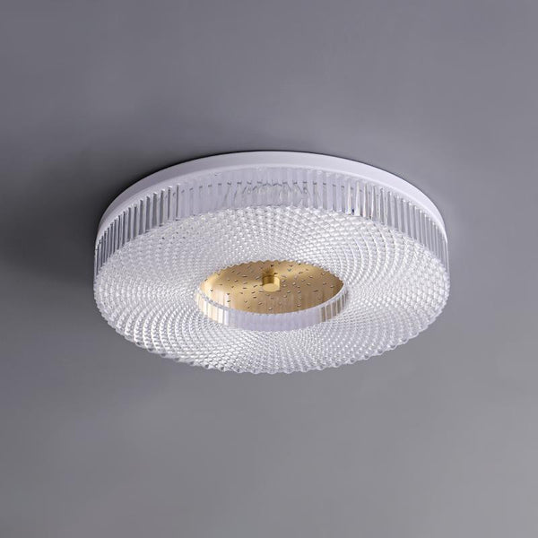 Thehouselights-White Acrylic LED Flush Mount Ceiling Lights-Ceiling Light--